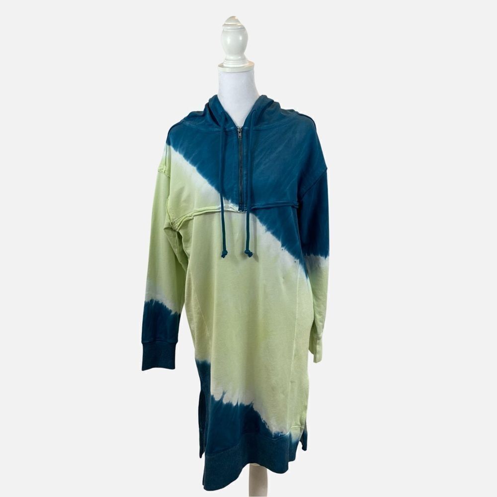 Stitchdrop Ladies Tie Dye Hoodie Tunic Beach Cover Up or Dress Size Small